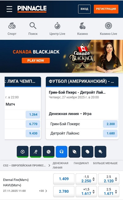 Дизайн сайта Пинакл